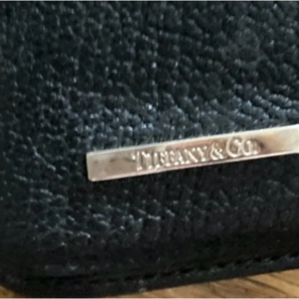 Tiffany & Co. Black Leather Phone Case